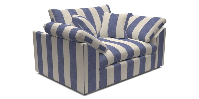 Big Softie Sloped Arm Snuggler in Two Tone Plain Biscuit