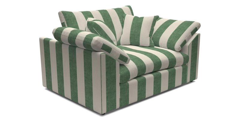 Big Softie Sloped Arm Snuggler in Two Tone Plain Biscuit