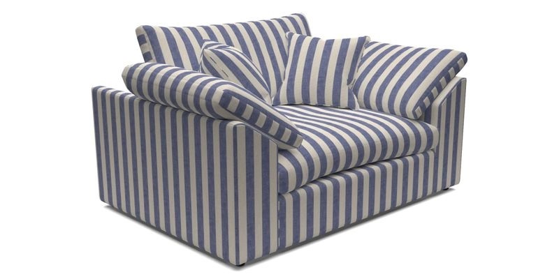 Big Softie Sloped Arm Snuggler in Two Tone Plain Biscuit