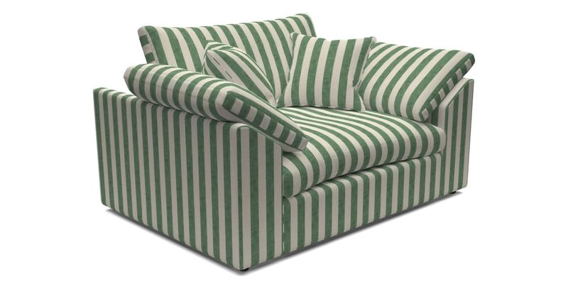 Big Softie Sloped Arm Snuggler in Two Tone Plain Biscuit