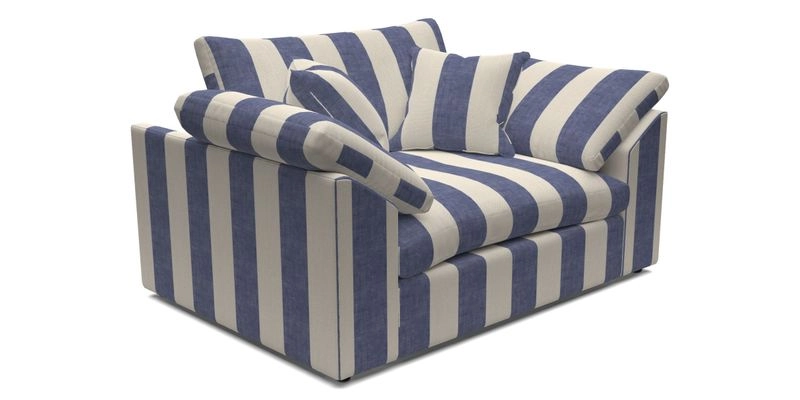 Big Softie Sloped Arm Snuggler in Two Tone Plain Biscuit