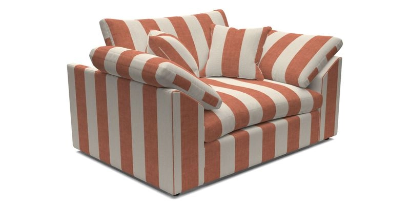 Big Softie Sloped Arm Snuggler in Two Tone Plain Biscuit