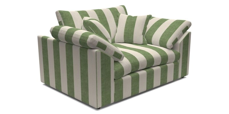 Big Softie Sloped Arm Snuggler in Two Tone Plain Biscuit