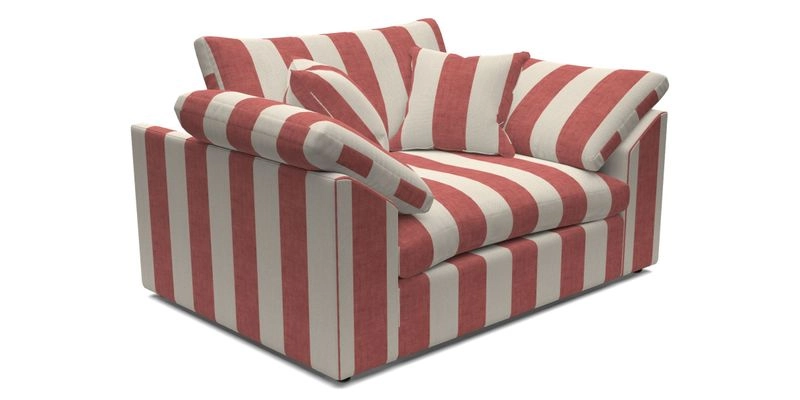 Big Softie Sloped Arm Snuggler in Two Tone Plain Biscuit