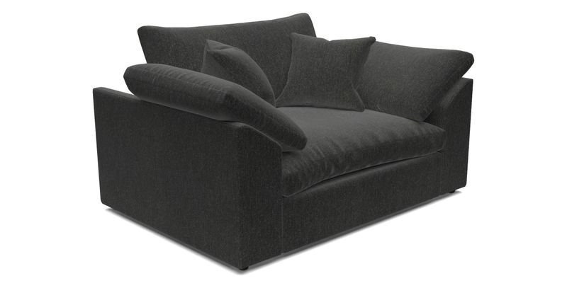 Big Softie Sloped Arm Snuggler in Two Tone Plain Biscuit