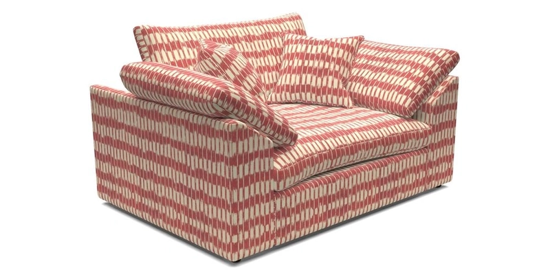 Big Softie Sloped Arm Snuggler in Two Tone Plain Biscuit