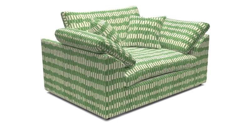 Big Softie Sloped Arm Snuggler in Two Tone Plain Biscuit