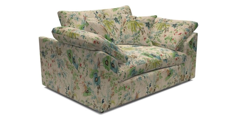 Big Softie Sloped Arm Snuggler in Two Tone Plain Biscuit