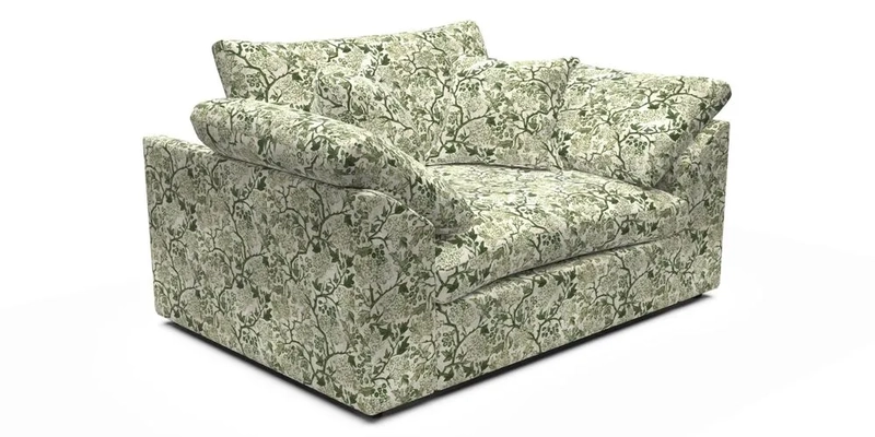 Big Softie Sloped Arm Snuggler in Two Tone Plain Biscuit