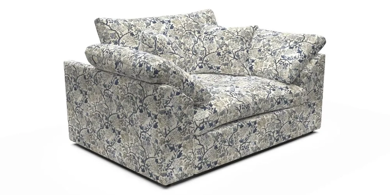 Big Softie Sloped Arm Snuggler in Two Tone Plain Biscuit