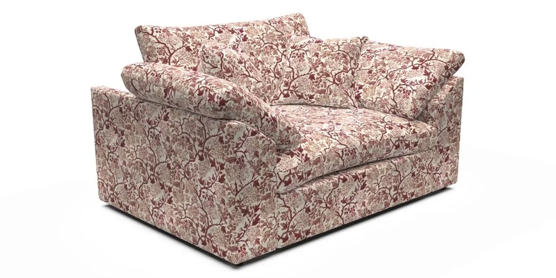 Big Softie Sloped Arm Snuggler in Two Tone Plain Biscuit