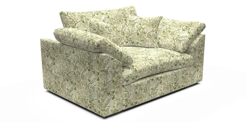 Big Softie Sloped Arm Snuggler in Two Tone Plain Biscuit