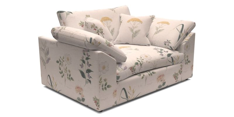 Big Softie Sloped Arm Snuggler in Two Tone Plain Biscuit