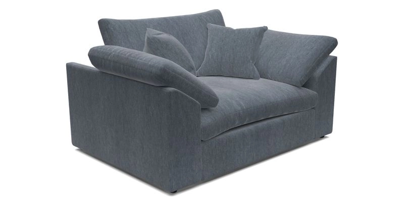 Big Softie Sloped Arm Snuggler in Two Tone Plain Biscuit