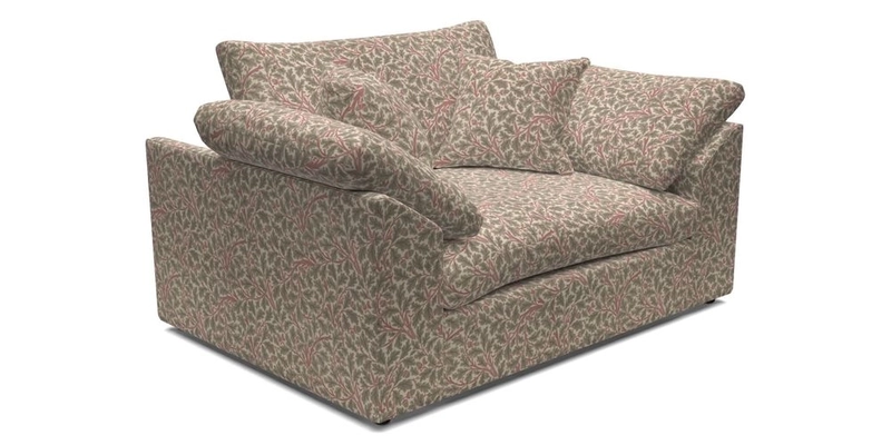 Big Softie Sloped Arm Snuggler in Two Tone Plain Biscuit