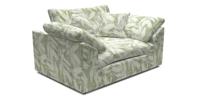 Big Softie Sloped Arm Snuggler in Two Tone Plain Biscuit