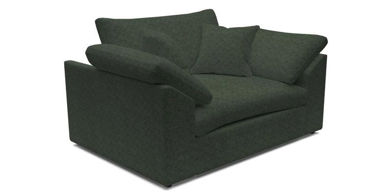 Big Softie Sloped Arm Snuggler in Two Tone Plain Biscuit