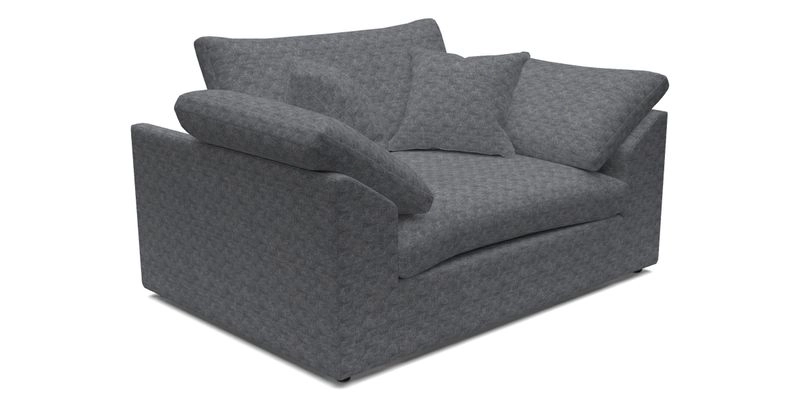 Big Softie Sloped Arm Snuggler in Two Tone Plain Biscuit