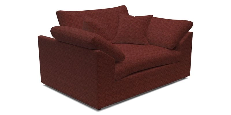 Big Softie Sloped Arm Snuggler in Two Tone Plain Biscuit