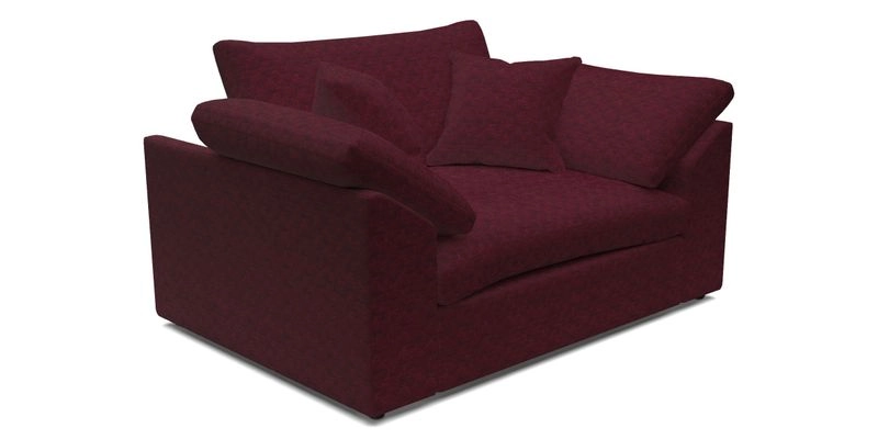 Big Softie Sloped Arm Snuggler in Two Tone Plain Biscuit