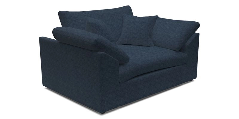 Big Softie Sloped Arm Snuggler in Two Tone Plain Biscuit