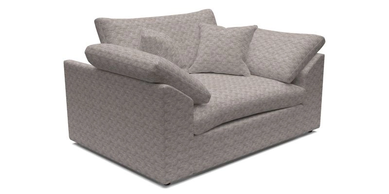 Big Softie Sloped Arm Snuggler in Two Tone Plain Biscuit