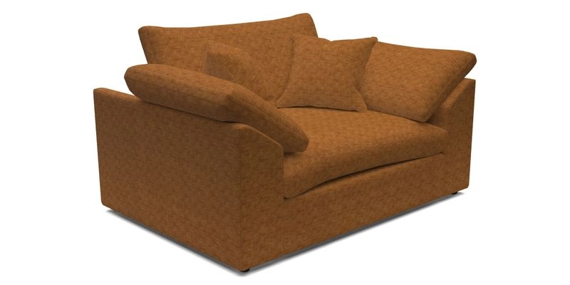 Big Softie Sloped Arm Snuggler in Two Tone Plain Biscuit