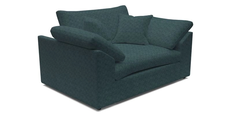 Big Softie Sloped Arm Snuggler in Two Tone Plain Biscuit