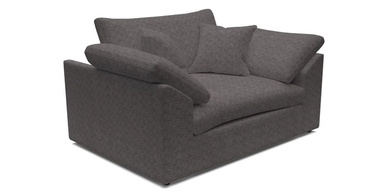 Big Softie Sloped Arm Snuggler in Two Tone Plain Biscuit