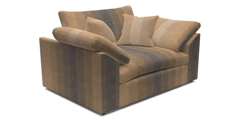 Big Softie Sloped Arm Snuggler in Two Tone Plain Biscuit