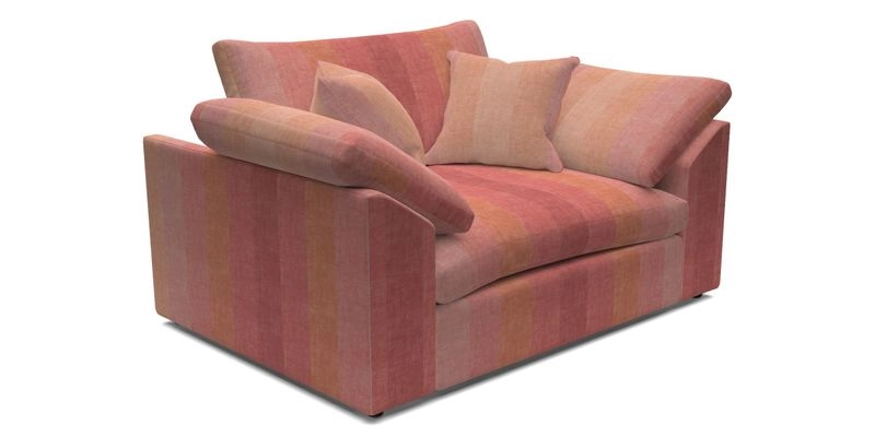 Big Softie Sloped Arm Snuggler in Two Tone Plain Biscuit