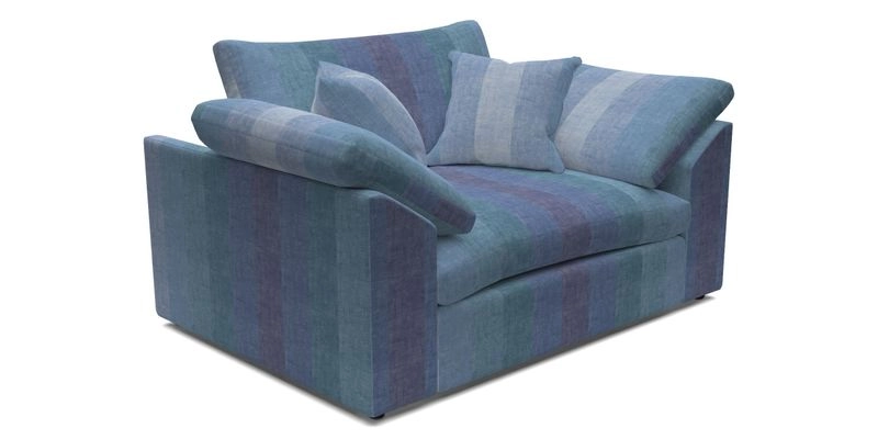 Big Softie Sloped Arm Snuggler in Two Tone Plain Biscuit