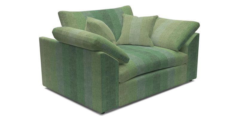 Big Softie Sloped Arm Snuggler in Two Tone Plain Biscuit