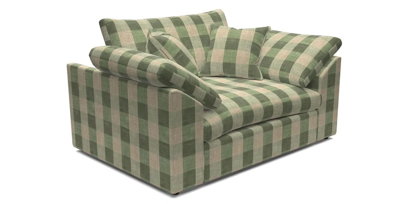 Big Softie Sloped Arm Snuggler in Two Tone Plain Biscuit