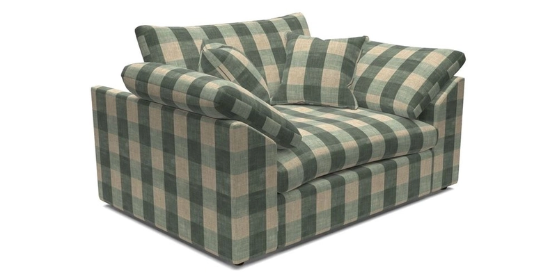 Big Softie Sloped Arm Snuggler in Two Tone Plain Biscuit