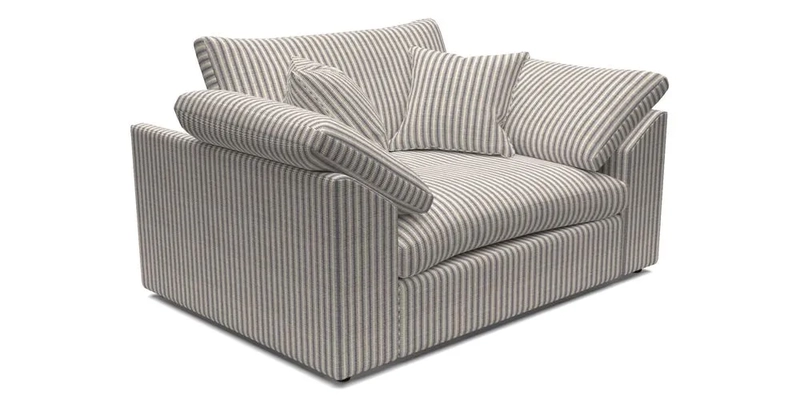 Big Softie Sloped Arm Snuggler in Two Tone Plain Biscuit