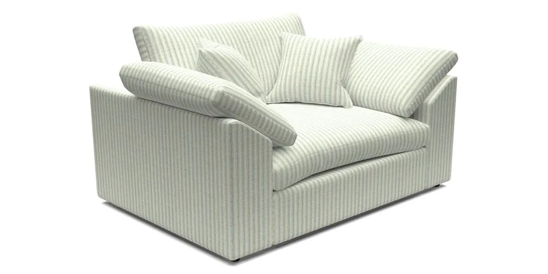 Big Softie Sloped Arm Snuggler in Two Tone Plain Biscuit