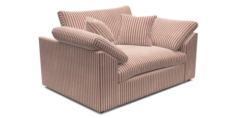 Big Softie Sloped Arm Snuggler in Two Tone Plain Biscuit