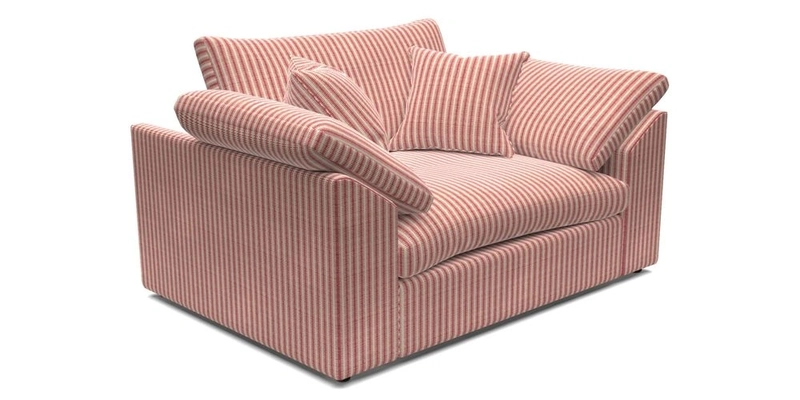 Big Softie Sloped Arm Snuggler in Two Tone Plain Biscuit