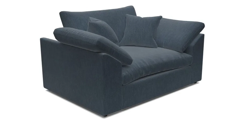 Big Softie Sloped Arm Snuggler in Two Tone Plain Biscuit