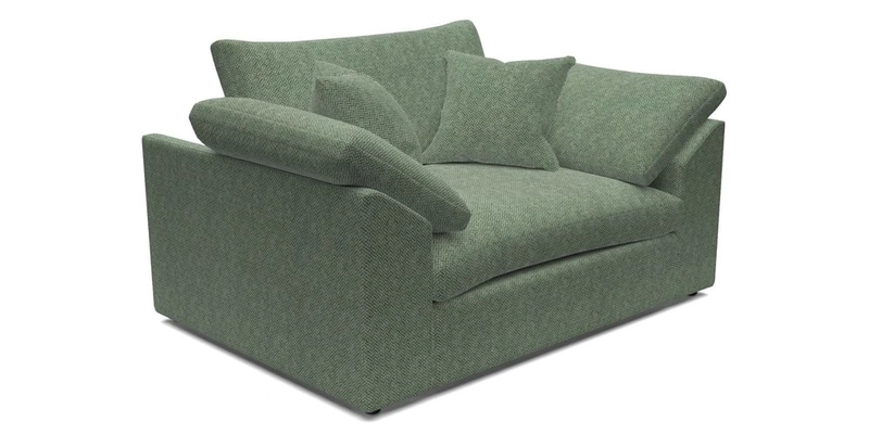 Big Softie Sloped Arm Snuggler in Two Tone Plain Biscuit