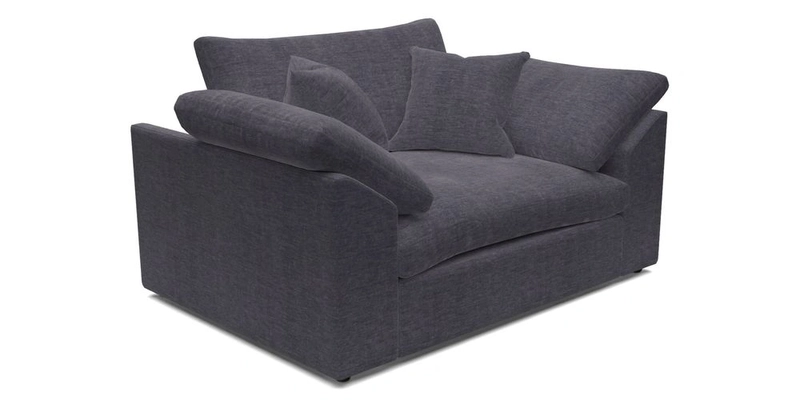 Big Softie Sloped Arm Snuggler in Two Tone Plain Biscuit