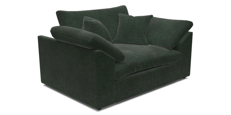 Big Softie Sloped Arm Snuggler in Two Tone Plain Biscuit