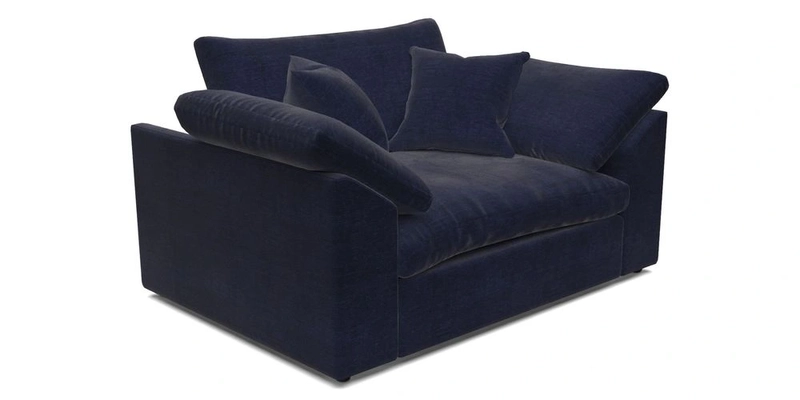 Big Softie Sloped Arm Snuggler in Two Tone Plain Biscuit