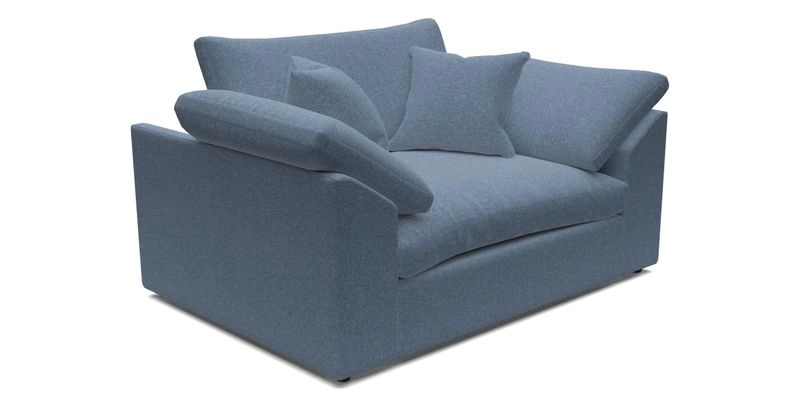 Big Softie Sloped Arm Snuggler in Two Tone Plain Biscuit