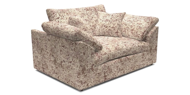 Big Softie Sloped Arm Snuggler in Two Tone Plain Biscuit