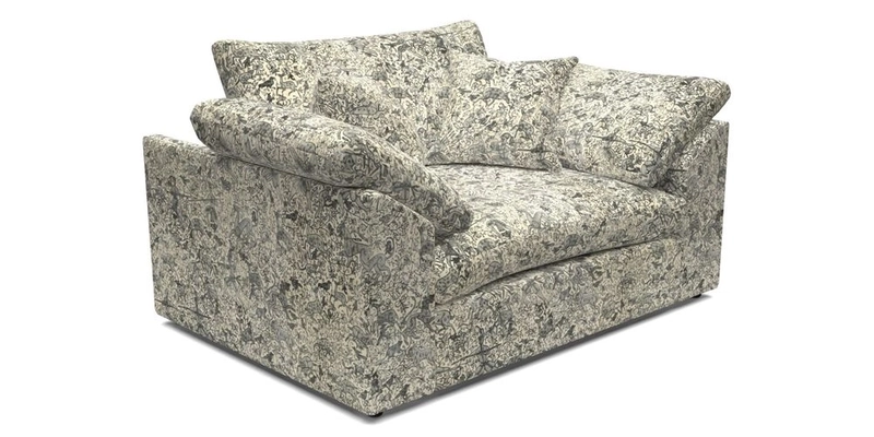 Big Softie Sloped Arm Snuggler in Two Tone Plain Biscuit