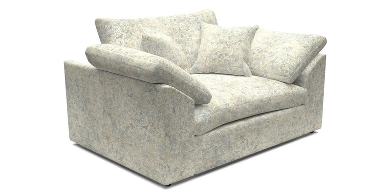 Big Softie Sloped Arm Snuggler in Two Tone Plain Biscuit