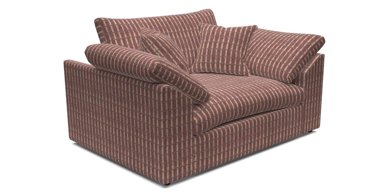 Big Softie Sloped Arm Snuggler in Two Tone Plain Biscuit