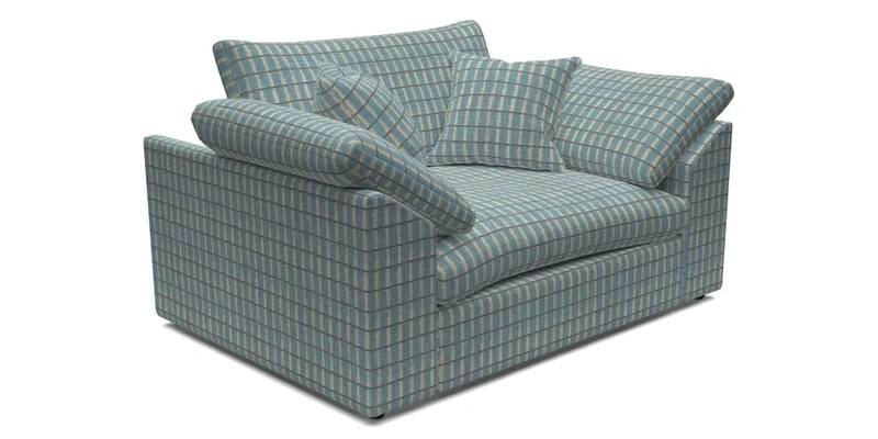 Big Softie Sloped Arm Snuggler in Two Tone Plain Biscuit